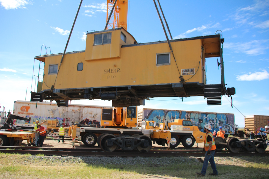 Photo of Caboose 210 Move