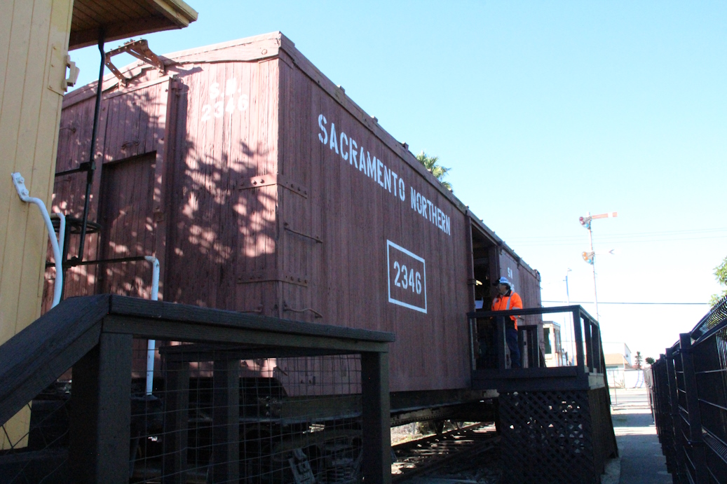 SN Boxcar on display track
