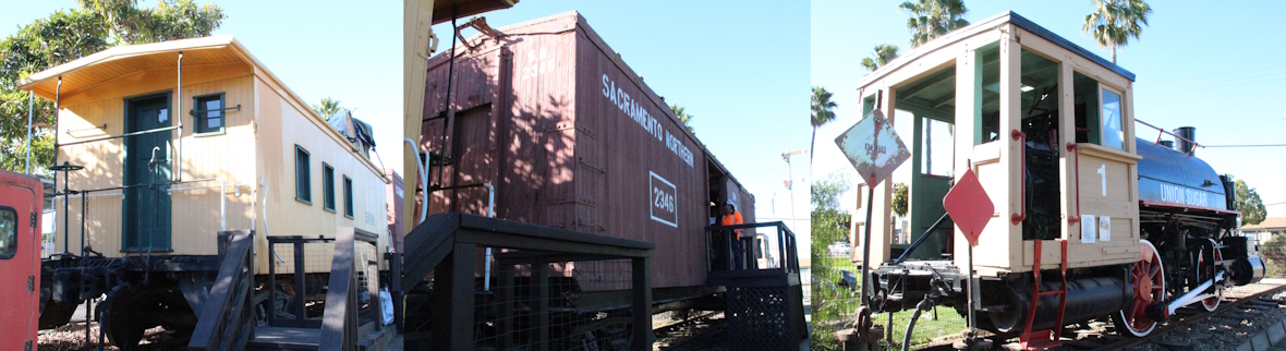 Collage Photo of Museum Rolling Stock
